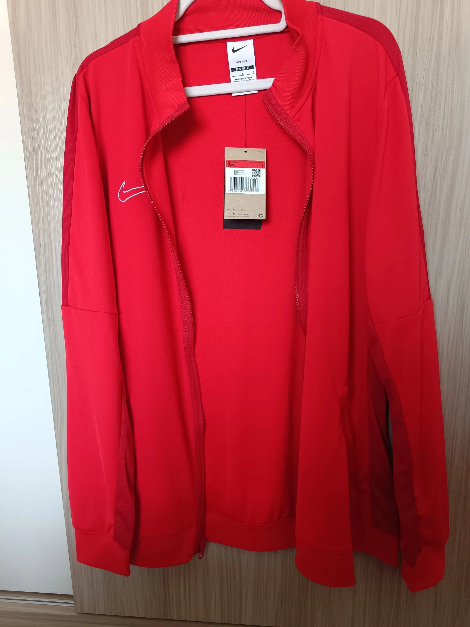 Nike Dri-FIT Red Men's Jacket Size L new with tag – photo 3